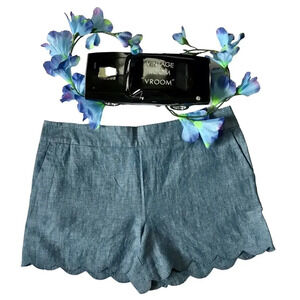 LOFT NWT Denim Scallop Short Women Various